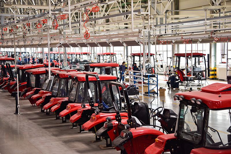 Smart cab production lines in Fulaige company under the YTO group