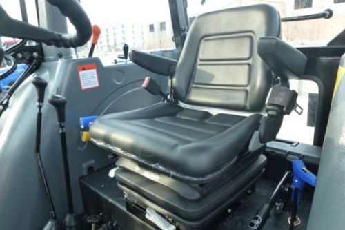 Suspension seat, engineering plastic-made upholstery